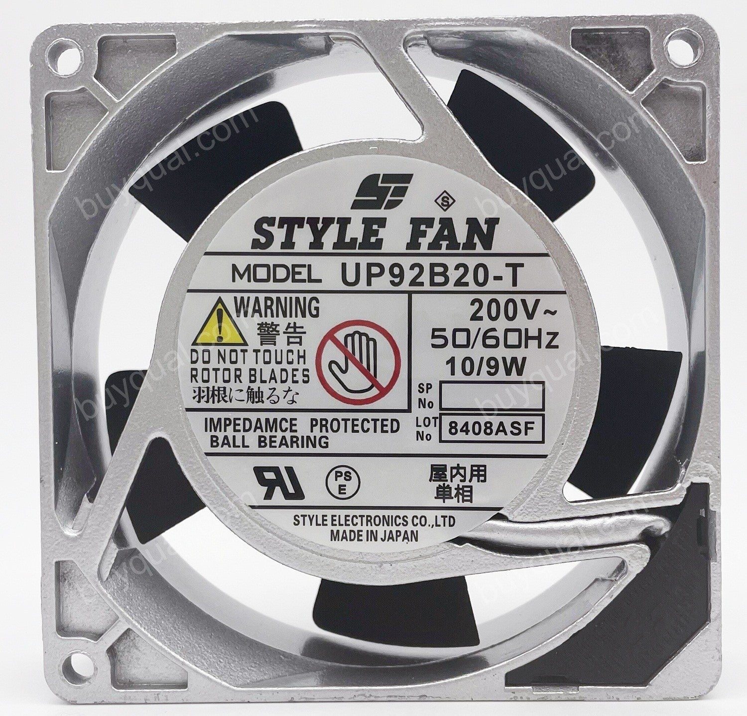 STYLE UP92B20-T 200V 10/9W Cooling Fan STYLE UP92B20-T 200V 10/9W Cooling Fan